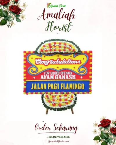 Bunga Papan Congratulation di Patingalloang Baru